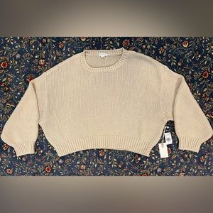 Good American cotton sweater new with tags